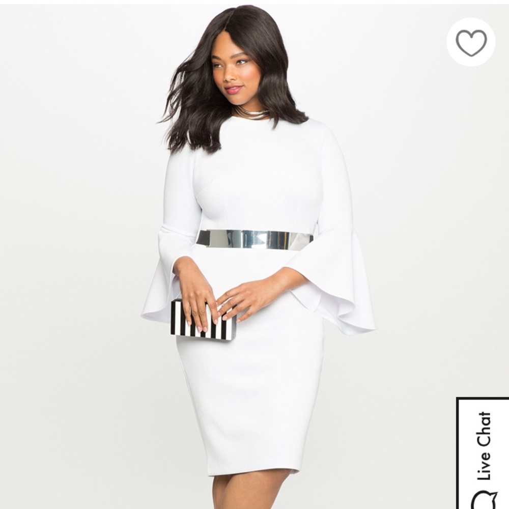 Eloquii Flare Sleeve Scuba Dress NEVER WORN